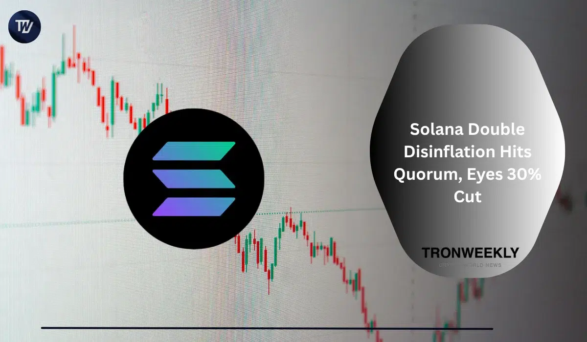 Solana Double Disinflation Hits Quorum, Eyes 30% Cut