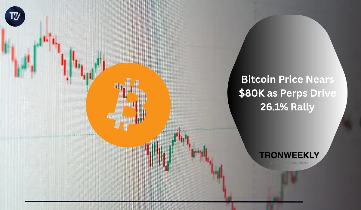 Bitcoin Price Nears $80K as Perps Drive 26.1% Rally