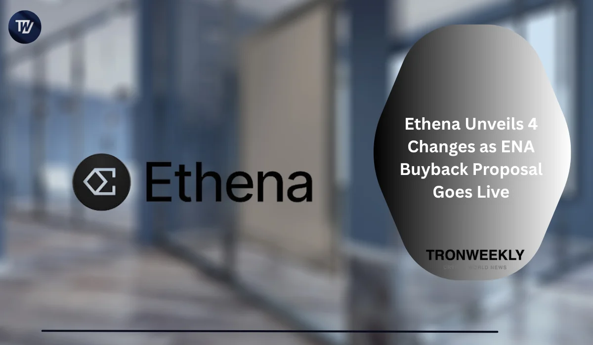 Ethena Unveils 4 Changes as ENA Buyback Proposal Goes Live