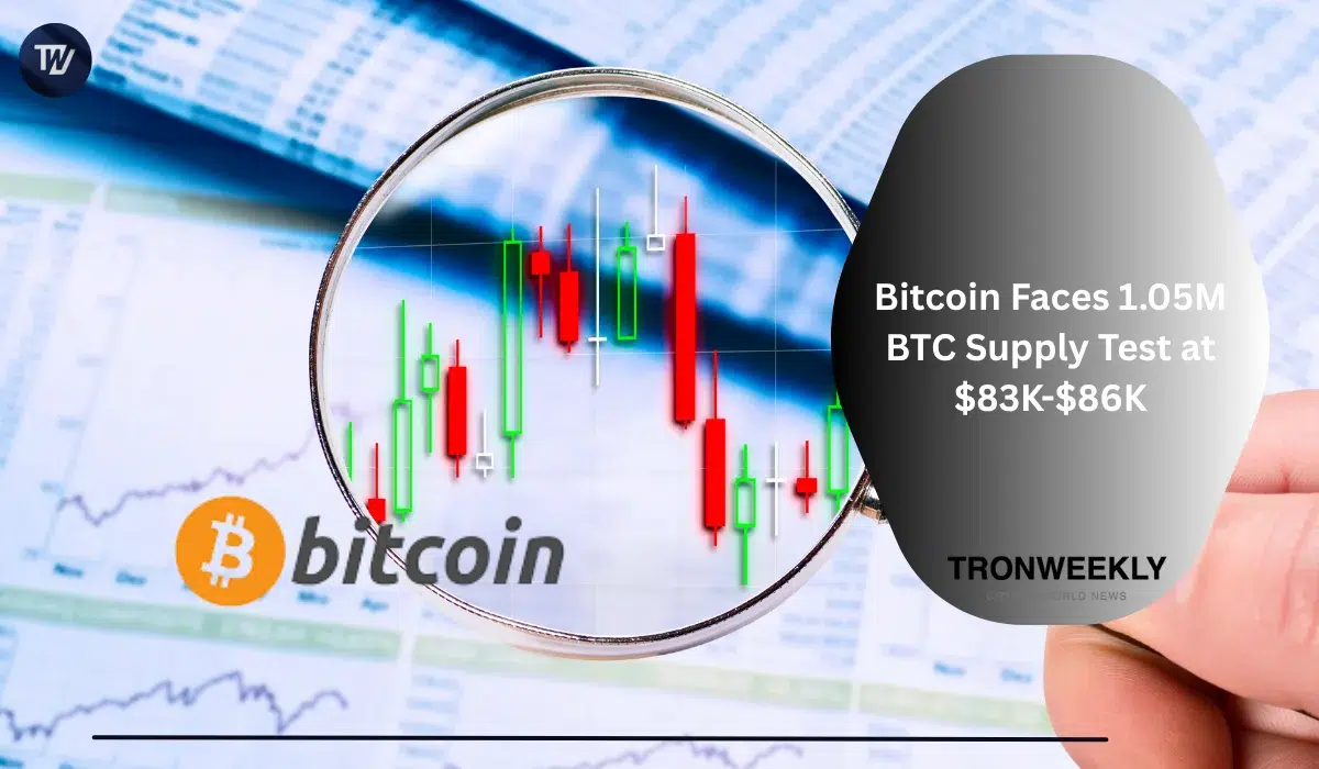 Bitcoin Faces 1.05M BTC Supply Test at $83K-$86K