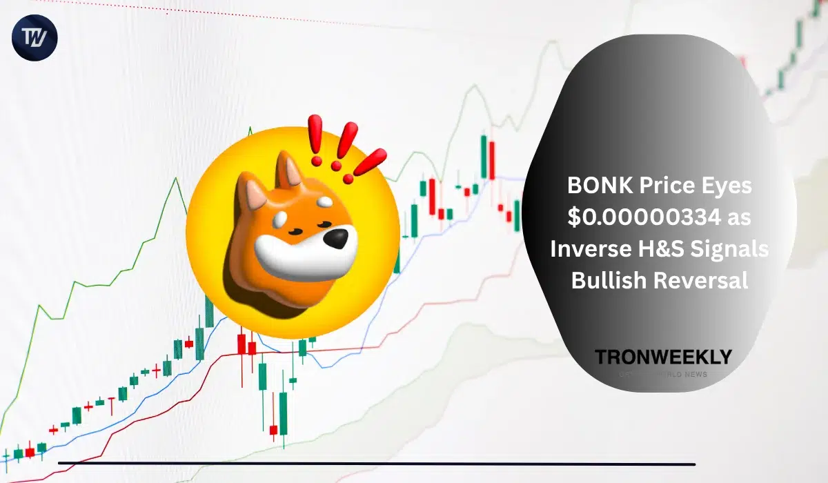 BONK Price Eyes $0.00000334 as Inverse H&S Signals Bullish Reversal