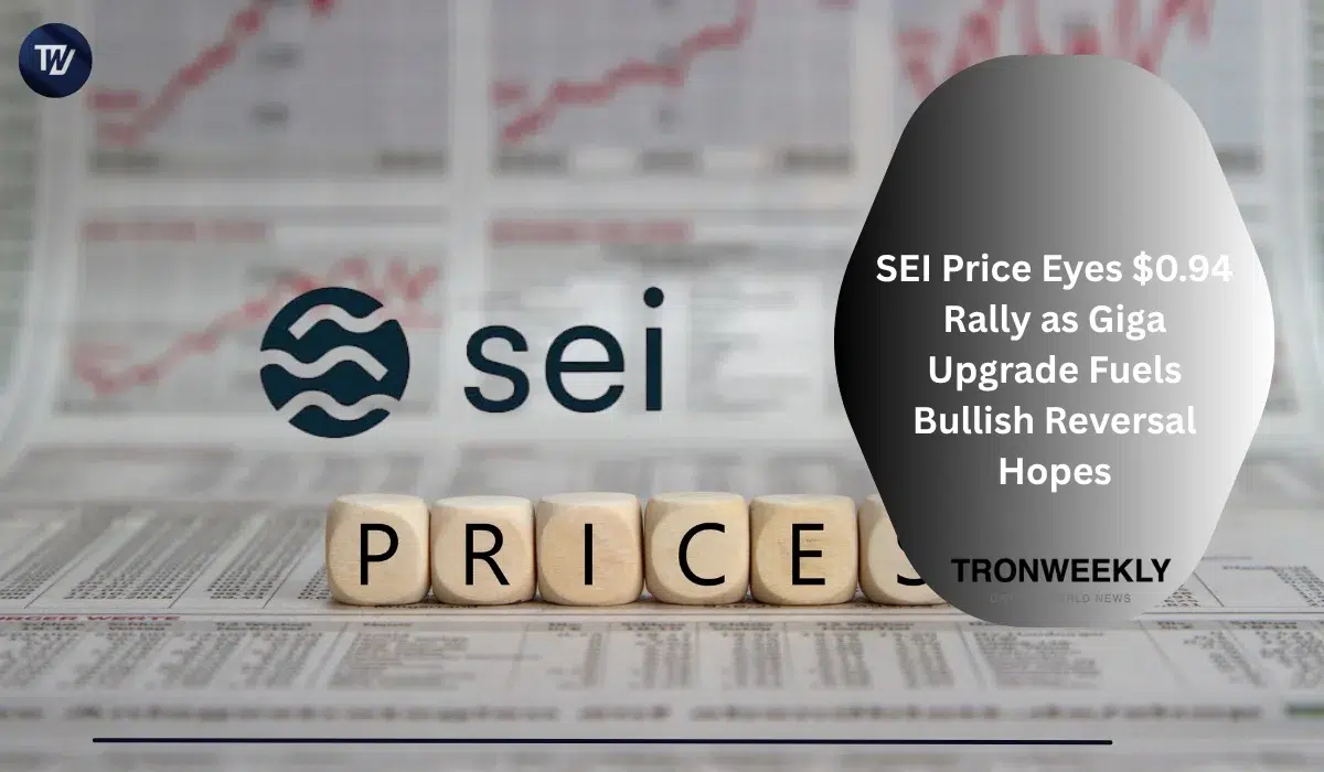 SEI Price Eyes $0.94 Rally as Giga Upgrade Fuels Bullish Reversal Hopes