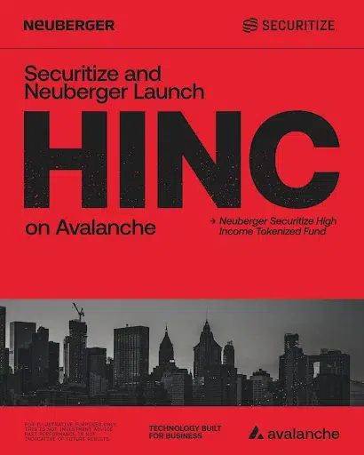 Avalanche Gains Institutional Boost With Tokenized Fund