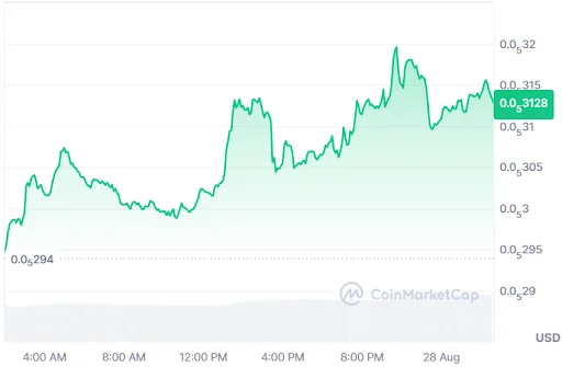 BONK Price Chart