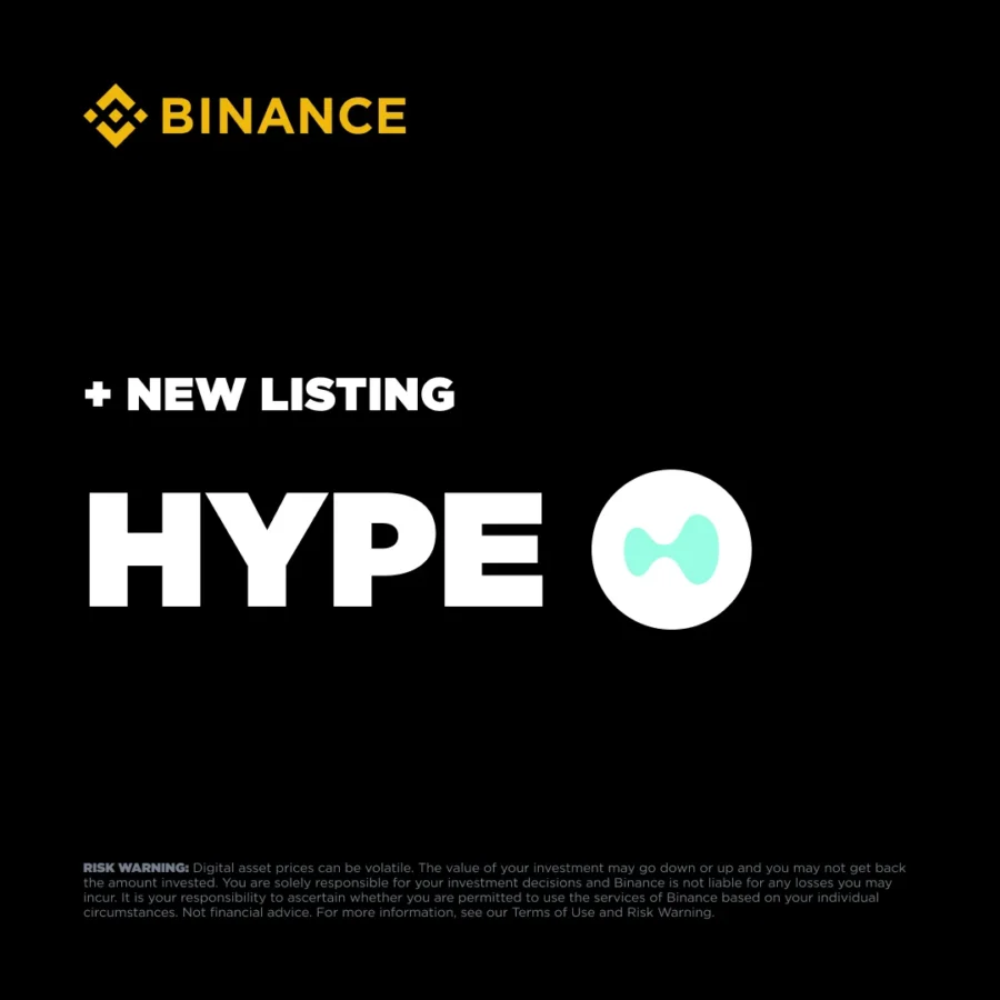 Binance HYPE listing