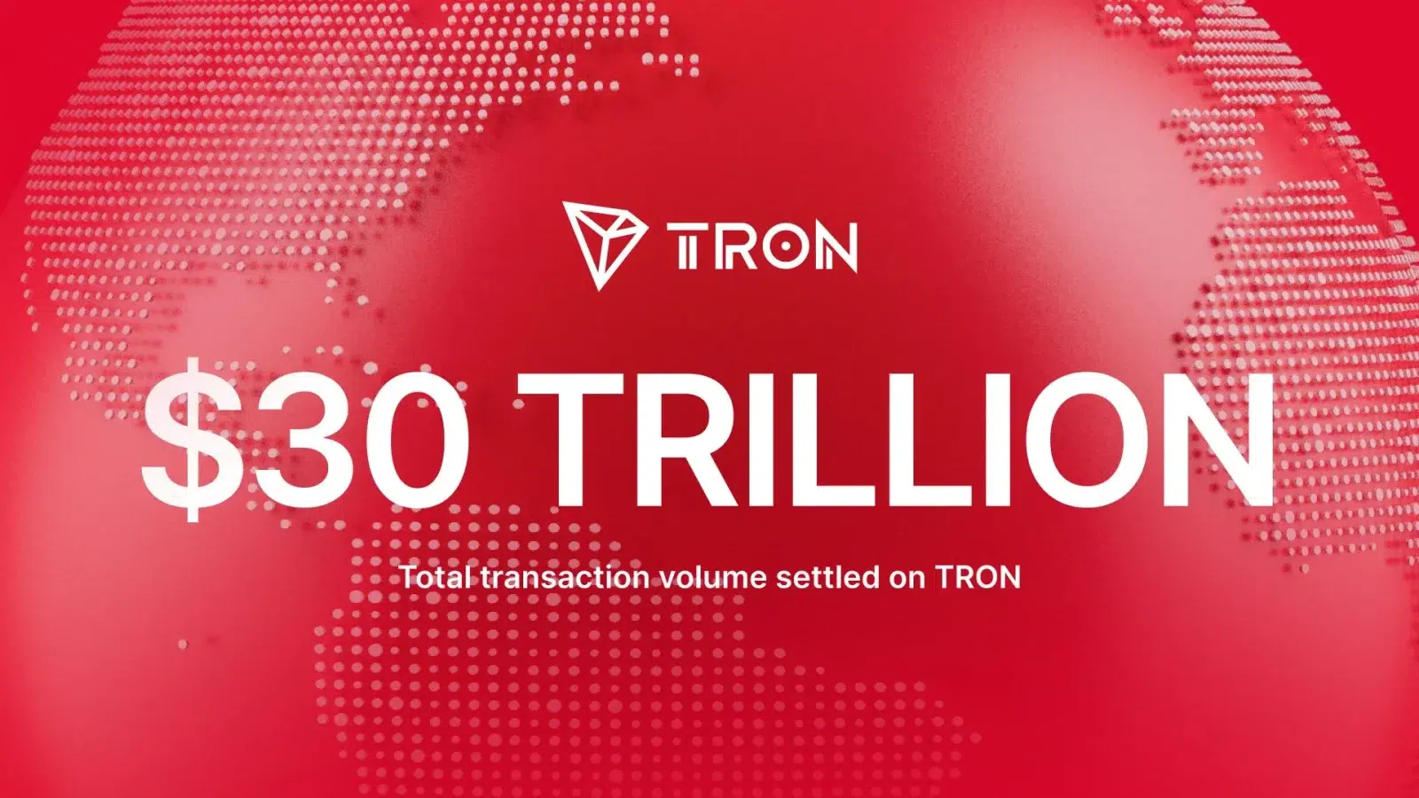 TRON activity surpass $30 trillion