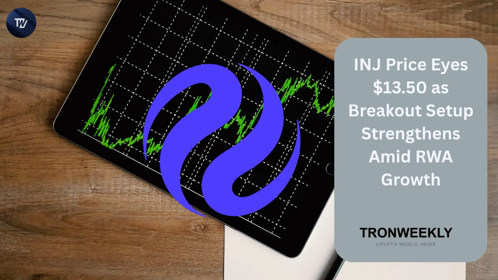 INJ Price Eyes $13.50 as Breakout Setup Strengthens Amid RWA Growth