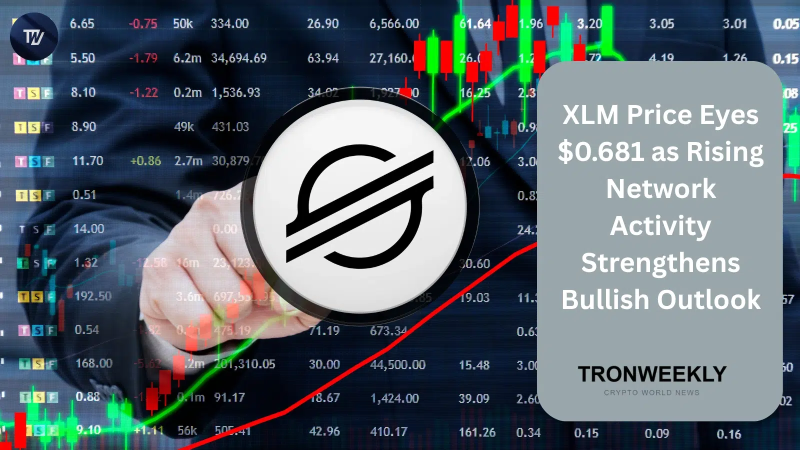XLM Price Eyes $0.681 as Rising Network Activity Strengthens Bullish Outlook