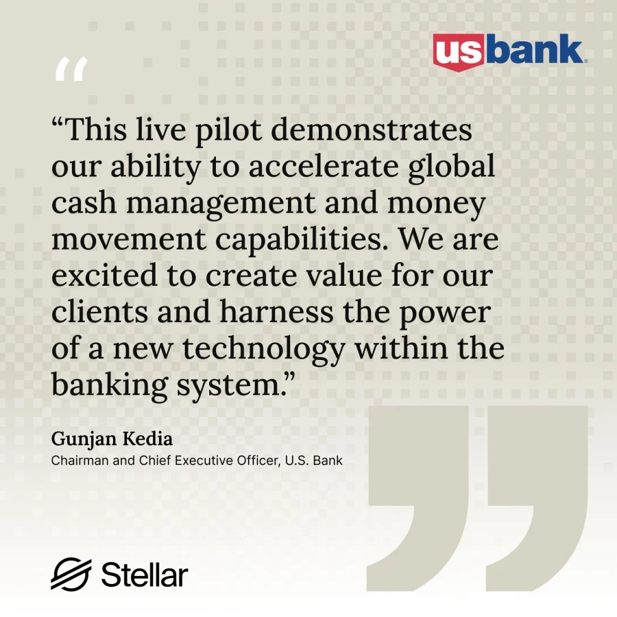 US bank tests Stellar