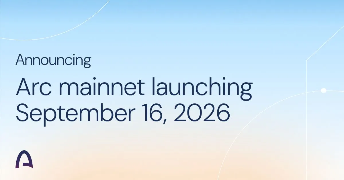 Circle's Arc mainnet