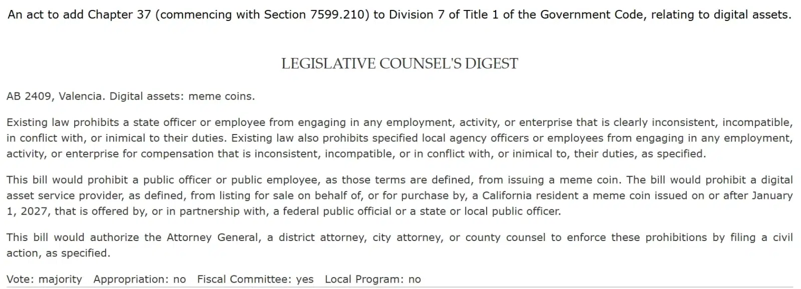 Assembly Bill 2409