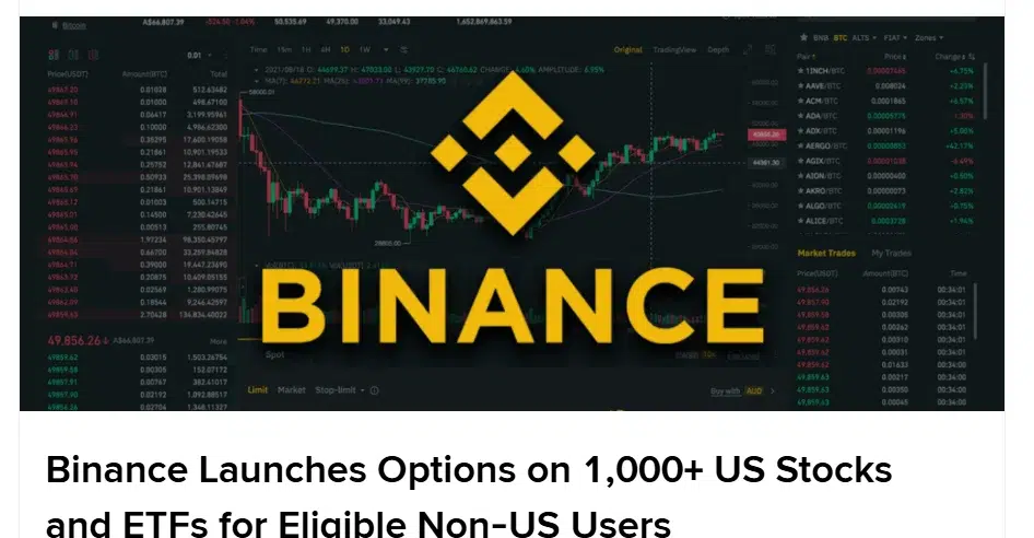Binance announcement
