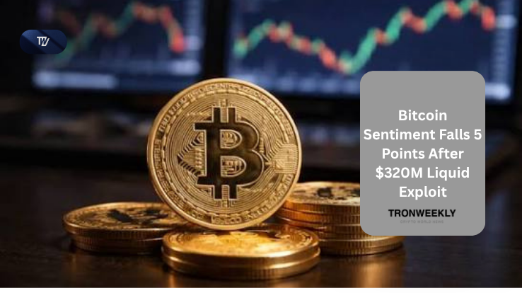 Bitcoin Sentiment Falls 5 Points After $320M Liquid Exploit