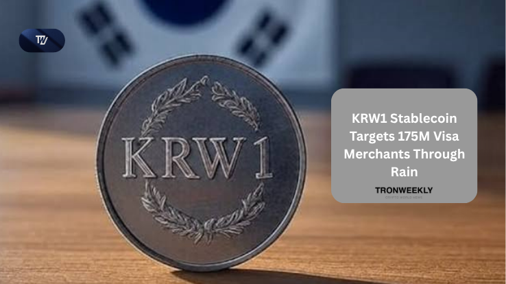 KRW1 Stablecoin Targets 175M Visa Merchants Through Rain