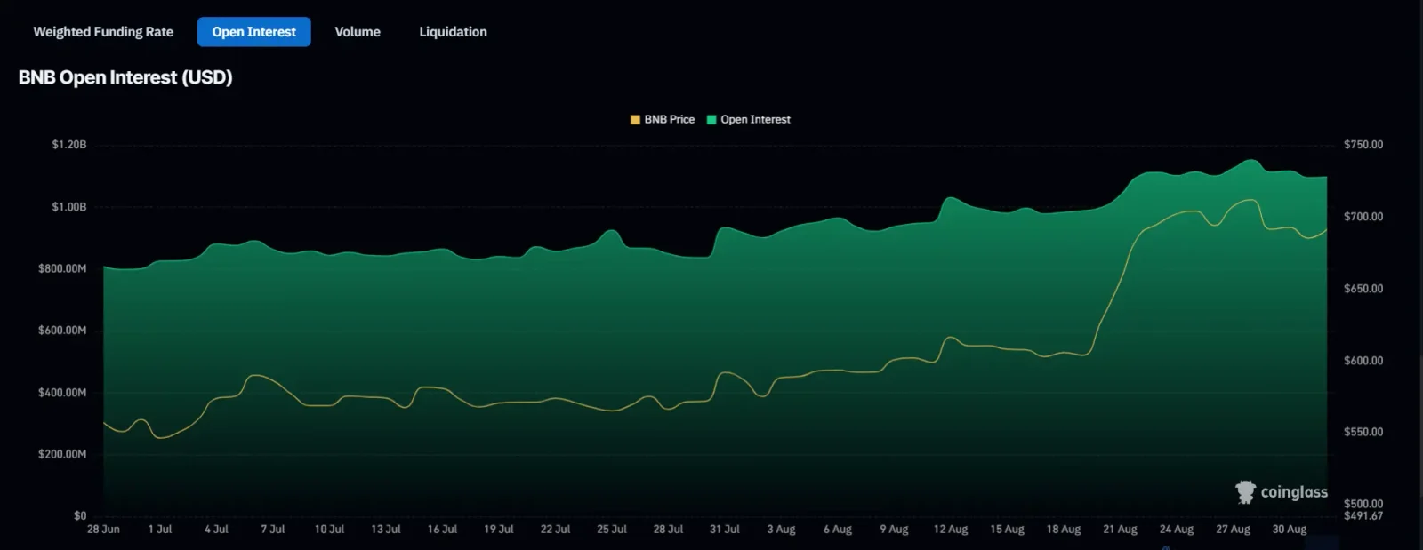 BNB Open Interest Remains Elevated