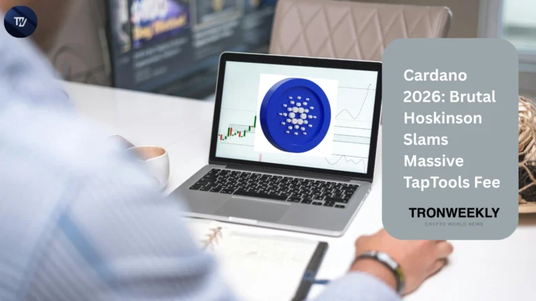 Cardano 2026: Brutal Hoskinson Slams Massive TapTools Fee