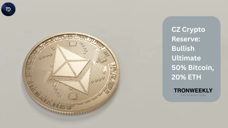 CZ Crypto Reserve: Bullish Ultimate 50% Bitcoin, 20% ETH