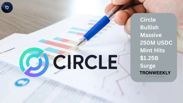 Circle Bullish Massive 250M USDC Mint Hits $1.25B Surge