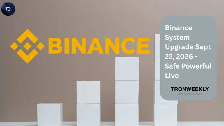 Binance System Upgrade Sept 22, 2026 - Safe Powerful Live