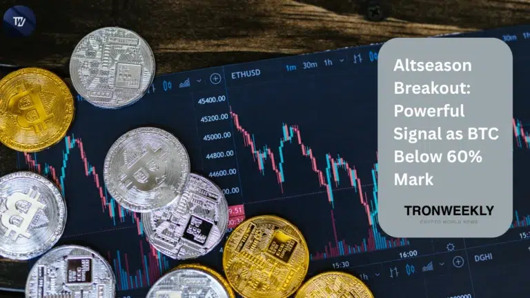 Altseason Breakout: Powerful Signal as BTC Below 60% Mark
