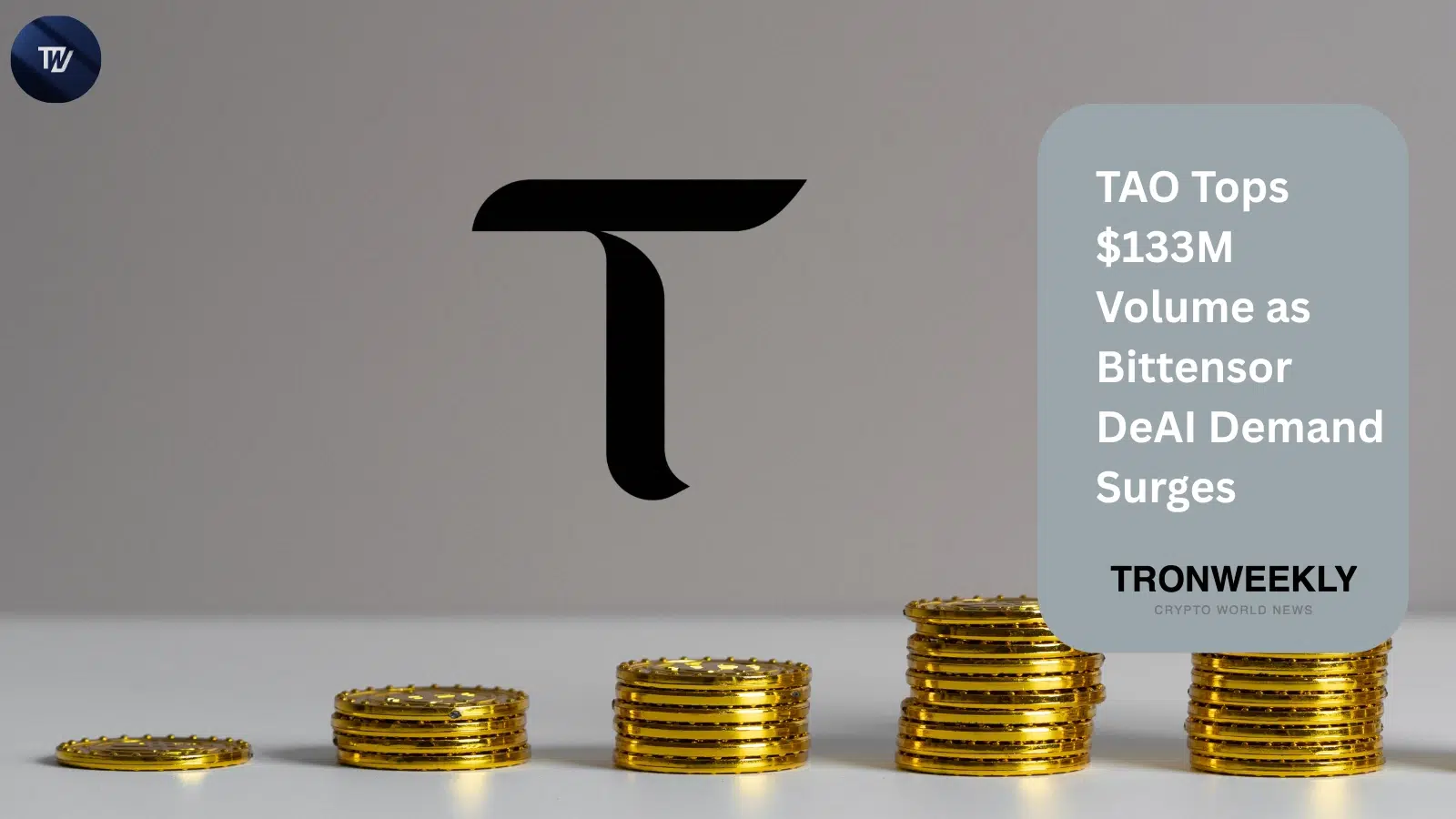 TAO Tops $133M Volume as Bittensor DeAI Demand Surges
