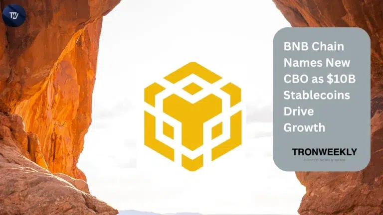 BNB Chain Names New CBO as $10B Stablecoins Drive Growth