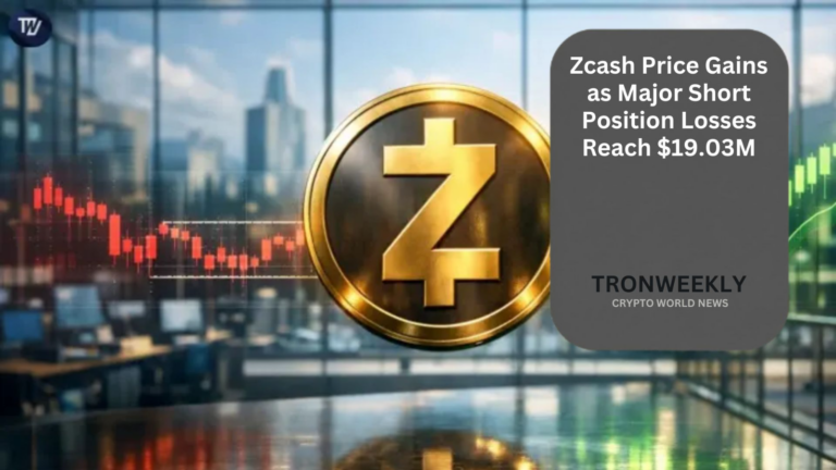 Zcash Price Gains as Major Short Position Losses Reach $19.03M