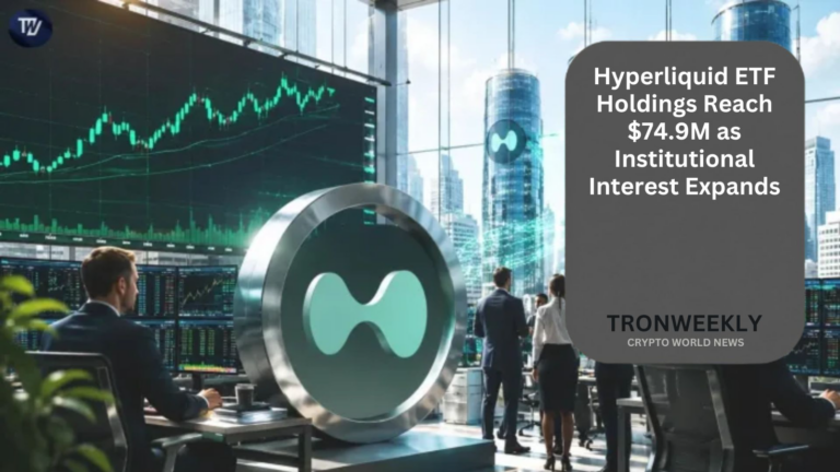 Hyperliquid ETF Holdings Reach $74.9M as Institutional Interest Expands