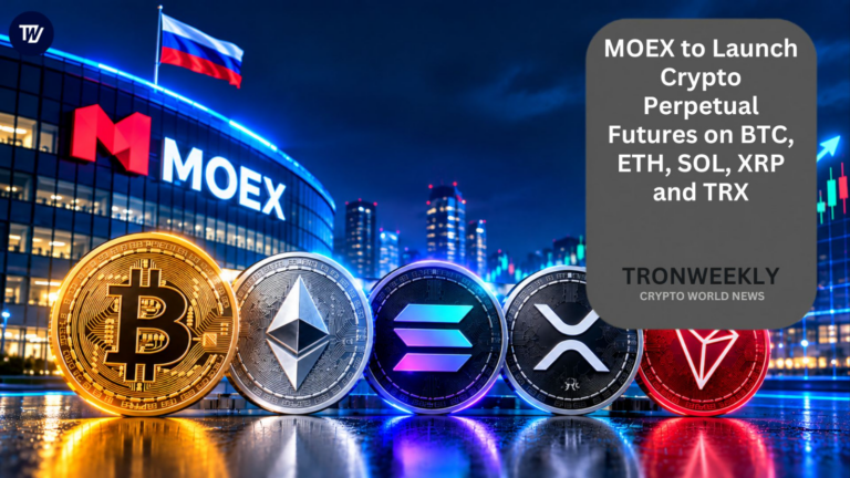 MOEX to Launch Crypto Perpetual Futures on BTC, ETH, SOL, XRP and TRX