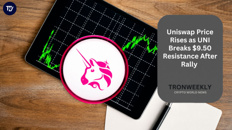 Uniswap Price Rises as UNI Breaks $9.50 Resistance After Rally