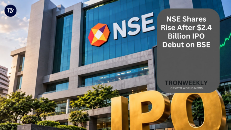 NSE Shares Rise After $2.4 Billion IPO Debut on BSE