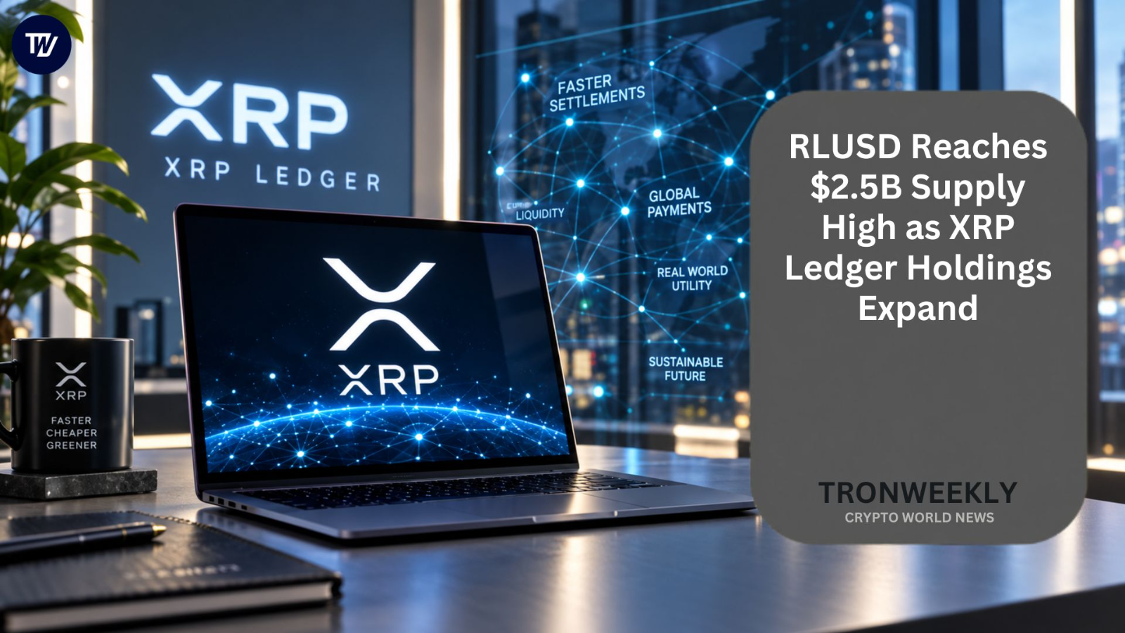 RLUSD Reaches $2.5B Supply High as XRP Ledger Holdings Expand