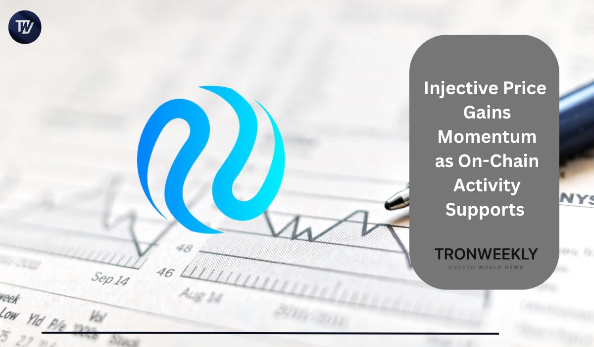 Injective Price Gains Momentum as On-Chain Activity Supports INJ Outlook