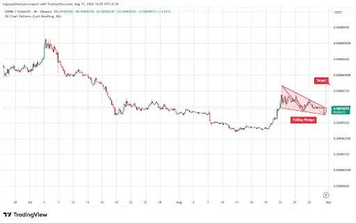 BONK Price Signals Breakout Toward 0.00000370