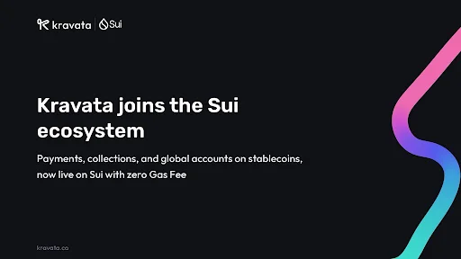 Sui Gains Kravata Stablecoin Payment Support