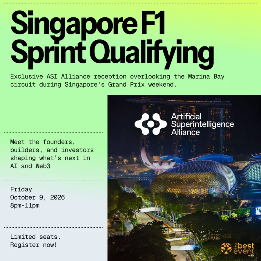 ASI Alliance Sets Singapore Event to Advance FET Roadmap