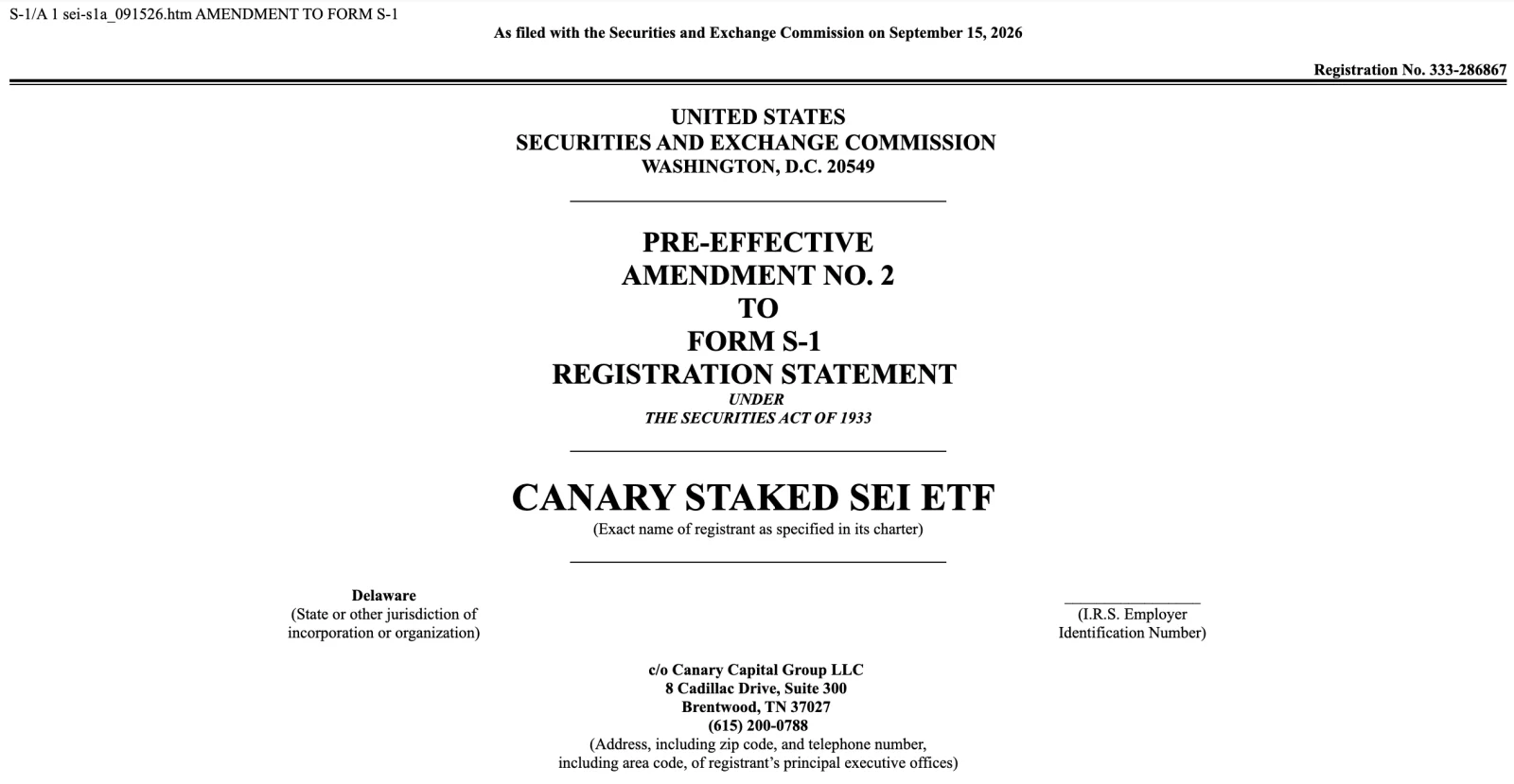 SEI ETF growth