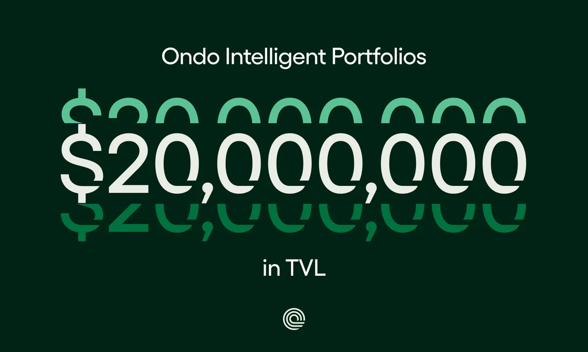 TVL growth on Ondo Intelligent Portfolio