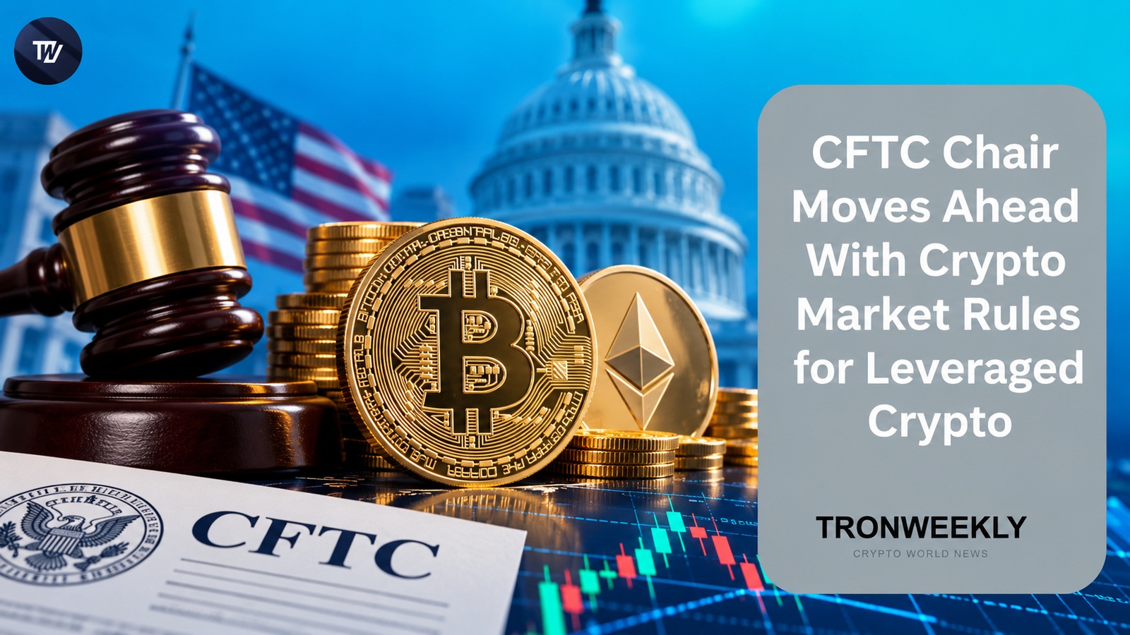 CFTC Chair Moves Ahead With Crypto Market Rules for Leveraged Crypto
