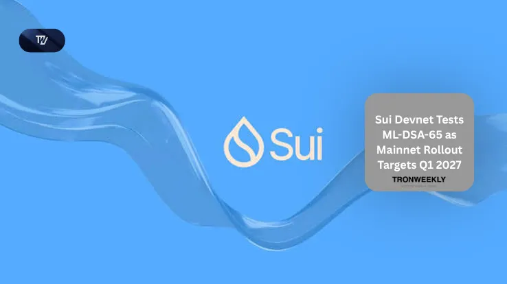 Sui Devnet Tests ML-DSA-65 as Mainnet Rollout Targets Q1 2027