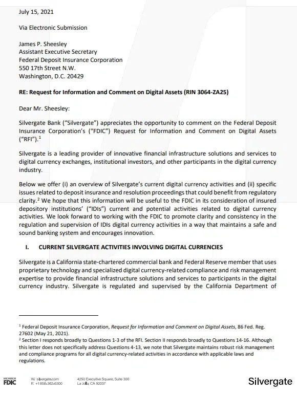 SEN and Signature Bank’s Signet allowed
