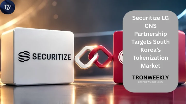 Securitize LG CNS Partnership