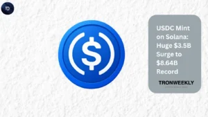 USDC Mint on Solana: Huge $3.5B Surge to $8.64B Record