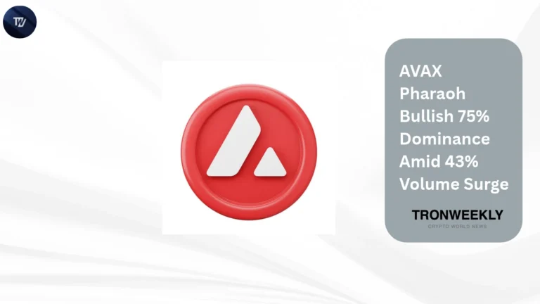 AVAX Pharaoh Bullish 75% Dominance Amid 43% Volume Surge