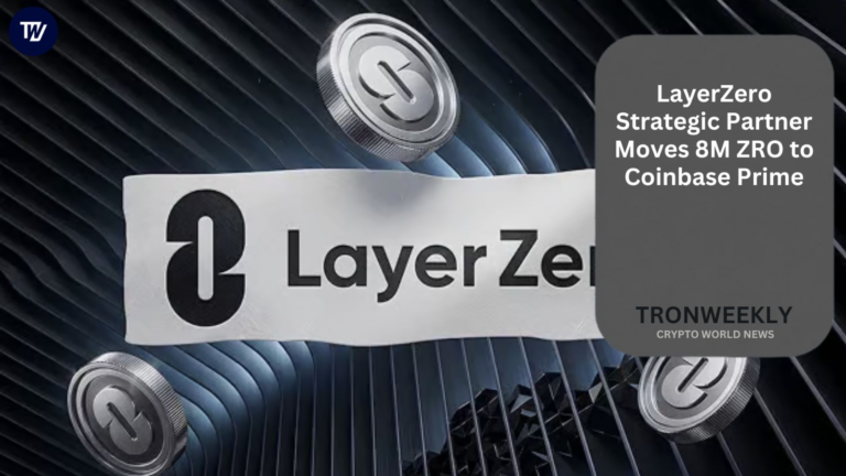 LayerZero Strategic Partner Moves 8M ZRO to Coinbase Prime