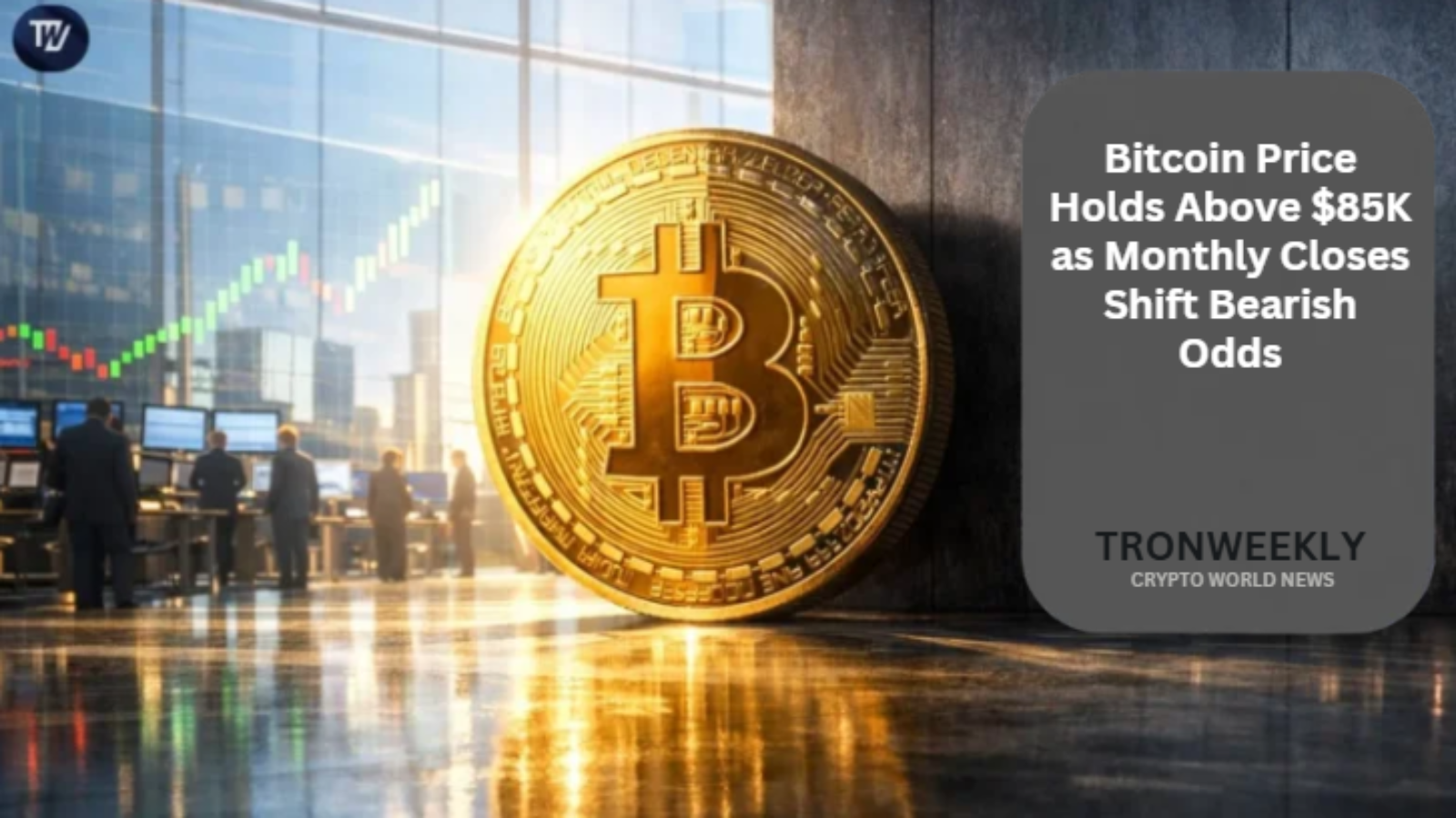 Bitcoin Price Holds Above $85K as Monthly Closes Shift Bearish Odds