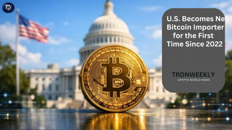 U.S. Becomes Net Bitcoin Importer for First Time Since 2022