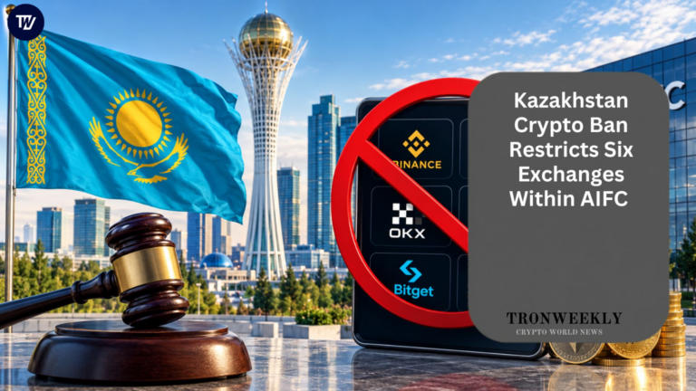 Kazakhstan Crypto Ban Restricts Six Exchanges Within AIFC