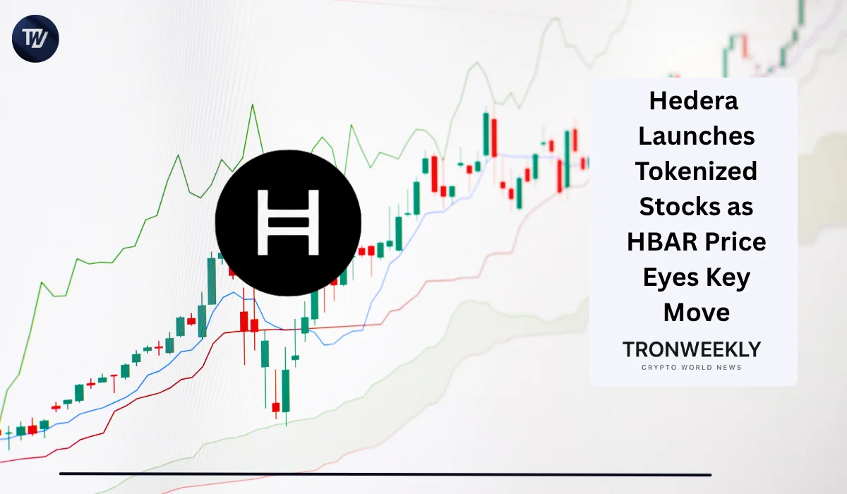 Hedera Launches Tokenized Stocks as HBAR Price Eyes Key Move