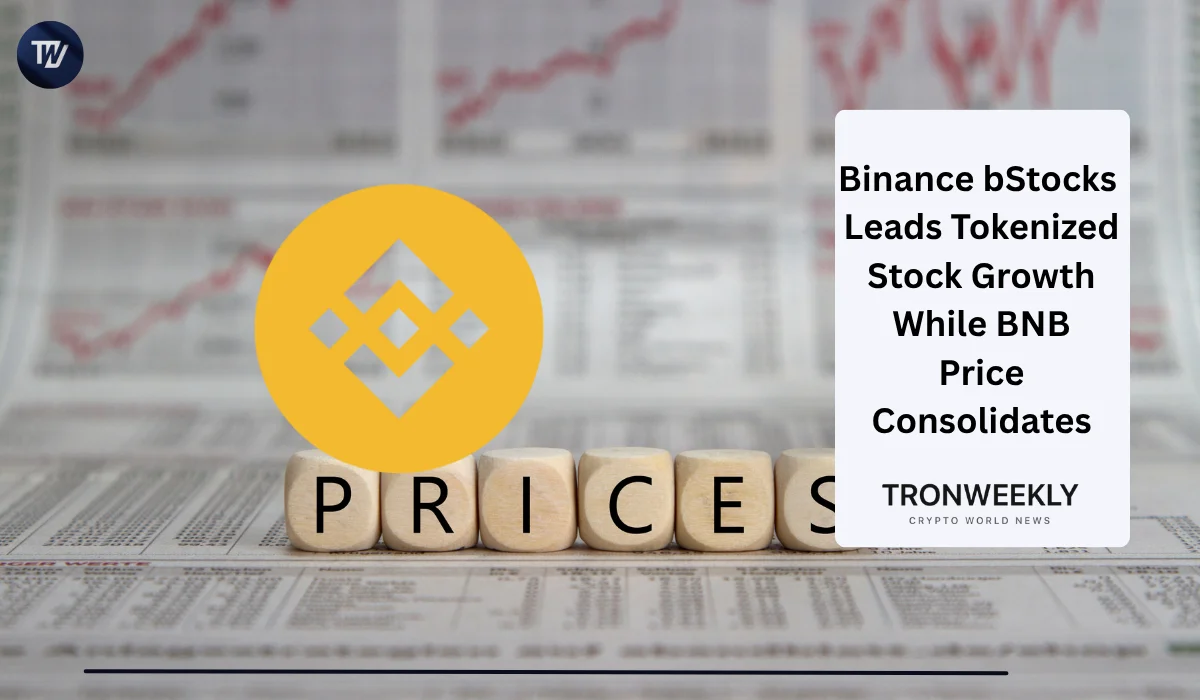 Binance bStocks Leads Tokenized Stock Growth While BNB Price Consolidates